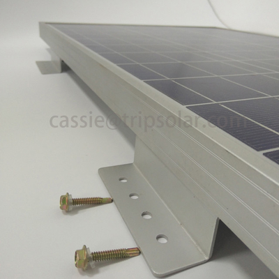 Soportador Z galvanizado en caliente para RV Kit de paneles solares Fácil instalación garantizada