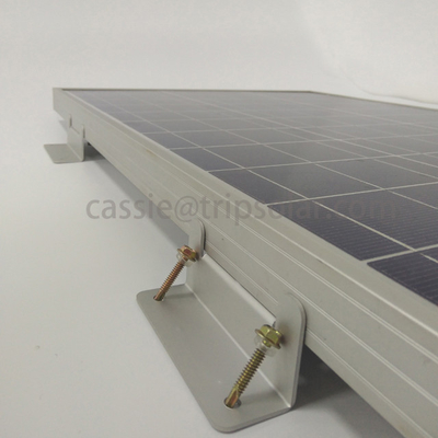Soportador Z galvanizado en caliente para RV Kit de paneles solares Fácil instalación garantizada