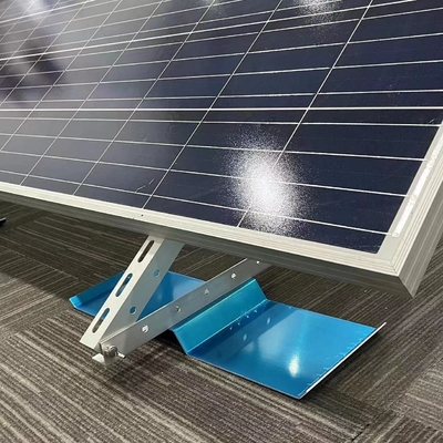 25-30 años de vida útil Sistema de montaje de techo solar de barandillas de lastre para techo plano