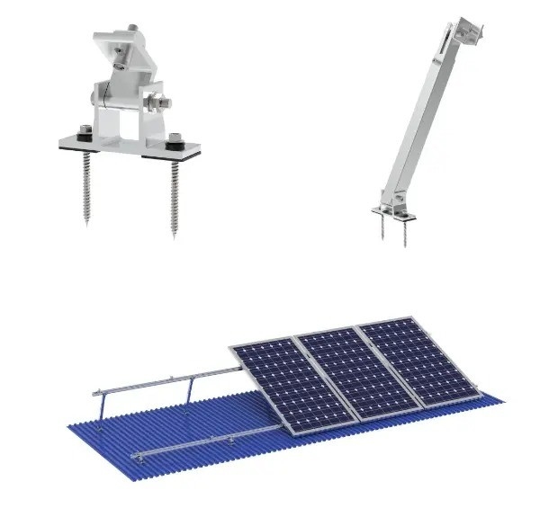 Soportes de montaje con inclinación del panel solar ajustable para una fácil instalación Certificado ISO9001/CE