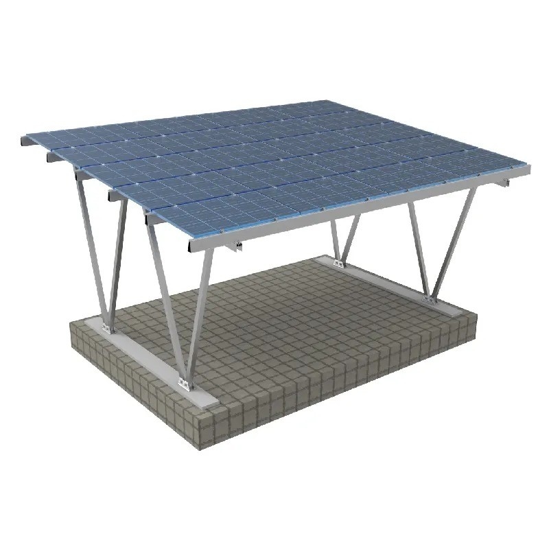 Sistema de estructura de estacionamiento de automóviles de aluminio para el hogar