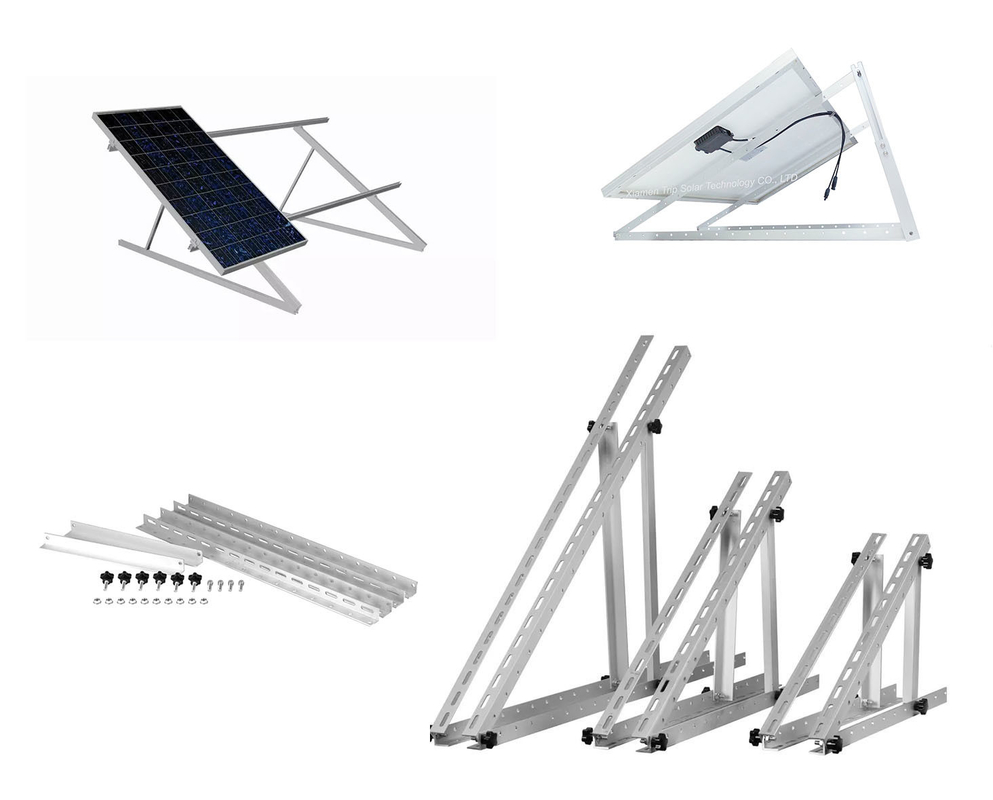 AL6005-T5 Panel solar de triángulo de aluminio soporte de marco de montaje soporte para la instalación fotovoltaica