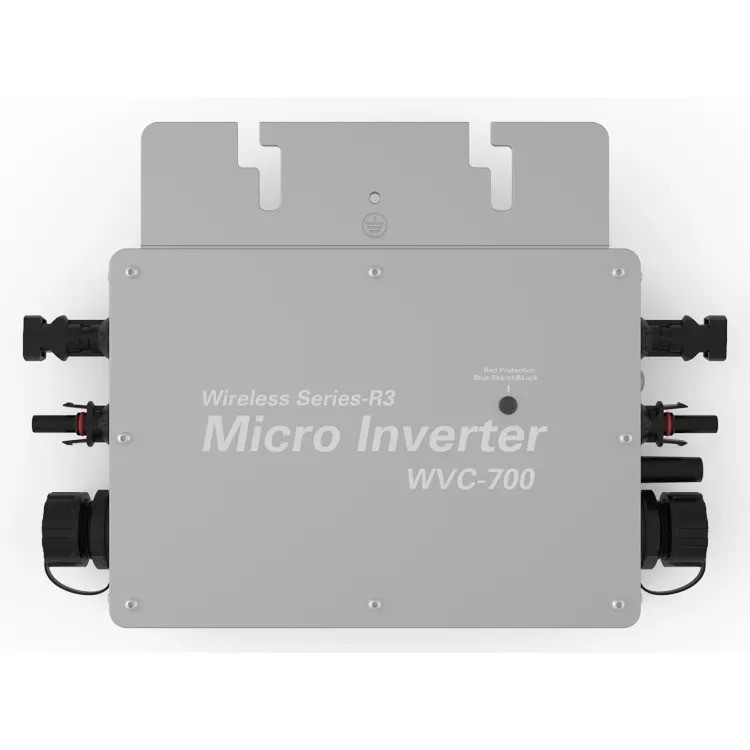 Sistema solar microinversor con corriente de salida de 26,6A/8,7A y comunicación WIFI/RS485