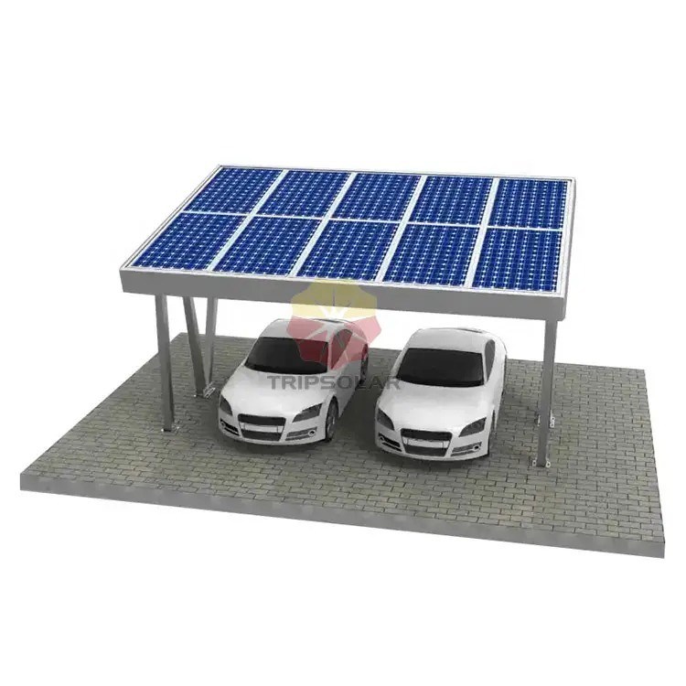 Repuesto de montaje de dosel de paneles solares anodizados para el sistema de montaje de soportes solares Carport